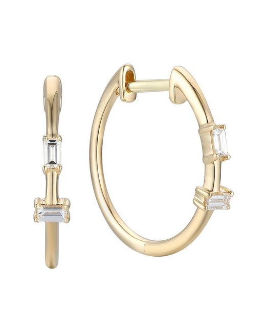 Gregg Ruth Metallic 14K 0.12 Ct. Tw. Diamond Earring