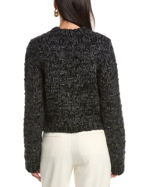 Dolce & Gabbana Black Wool & Alpaca-Blend Cardigan