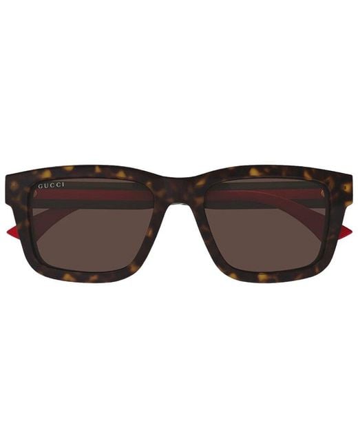 Gucci Brown 53Mm Sunglasses for men