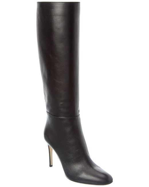 Sergio Rossi Black Dnu Pack Madame Leather Knee-High Boot