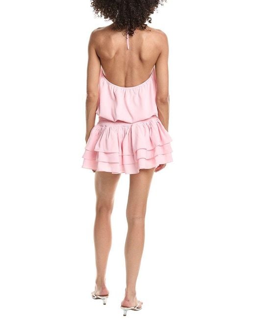 ANNA KAY Pink Ruffled Romper