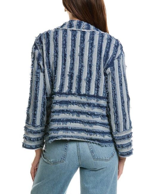 XCVI Blue Mavie Jacket