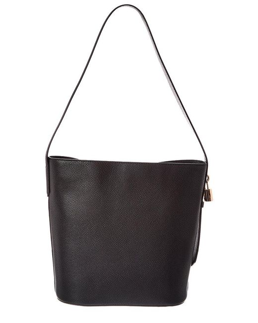 Marc Jacobs Black Large Leather Bucket Bag