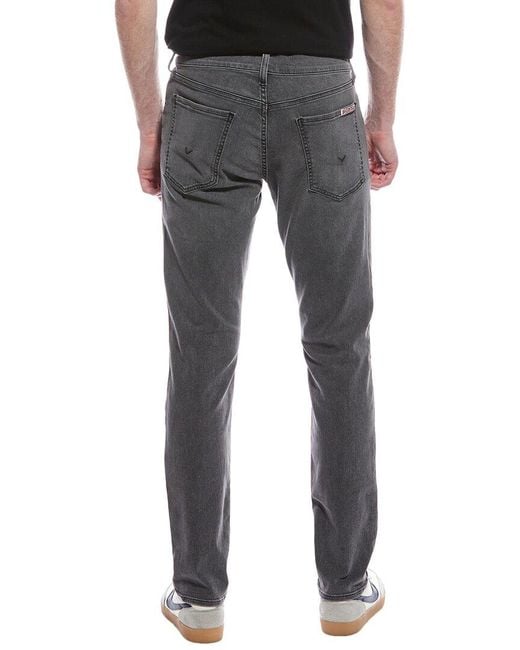 Hudson Black Blake Presidio Slim Straight Jean for men