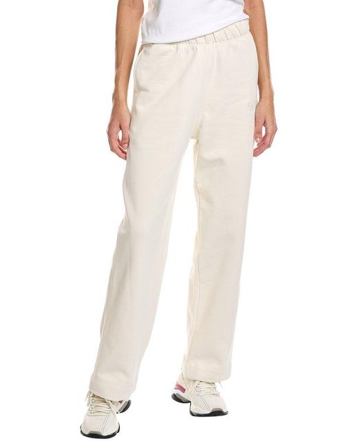 Ganni Loose Fit Sweatpant in Natural | Lyst