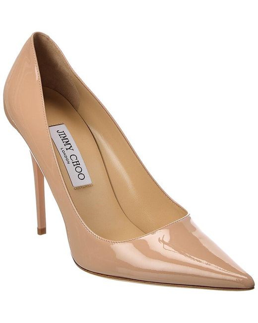 Jimmy Choo Natural Abel Leather Pump