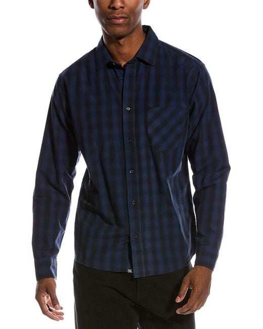 Billy Reid Blue Tuscumbia Shirt for men