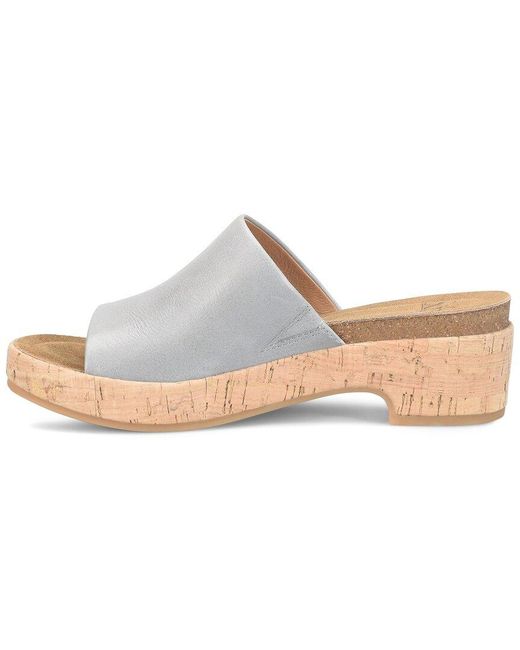 Söfft White Cass Leather Sandal