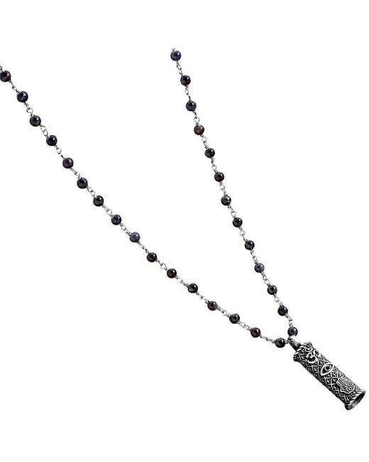 Karma and Luck White Tiger Eye Cz Lariat Necklace