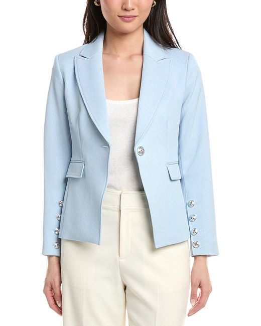 Tahari Blue Petite Blazer
