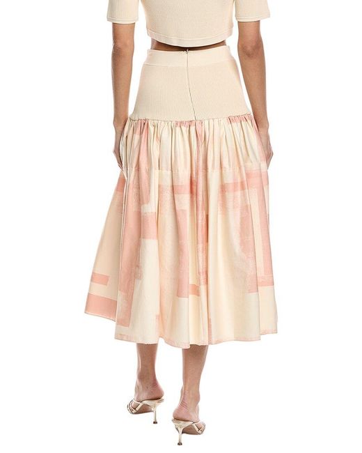 Alexis Pink Arnette A-Line Skirt