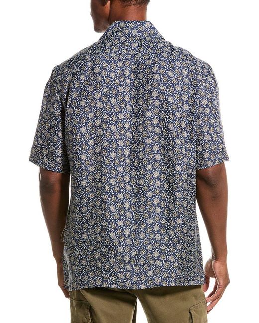 Isaia Gray Silk Shirt for men