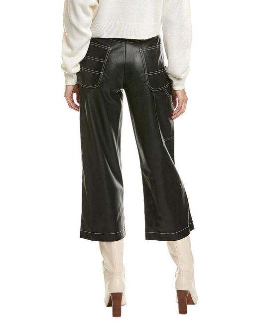 Staud Green Cropped Domino Pant