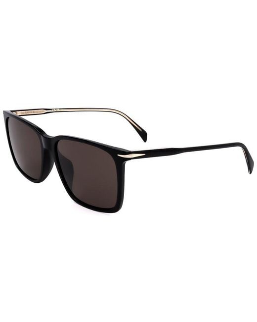 David Beckham Black 58Mm Sunglasses for men
