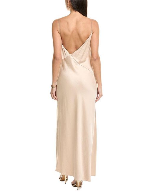 Significant Other Natural Annabel Bias Bridesmaid Dress