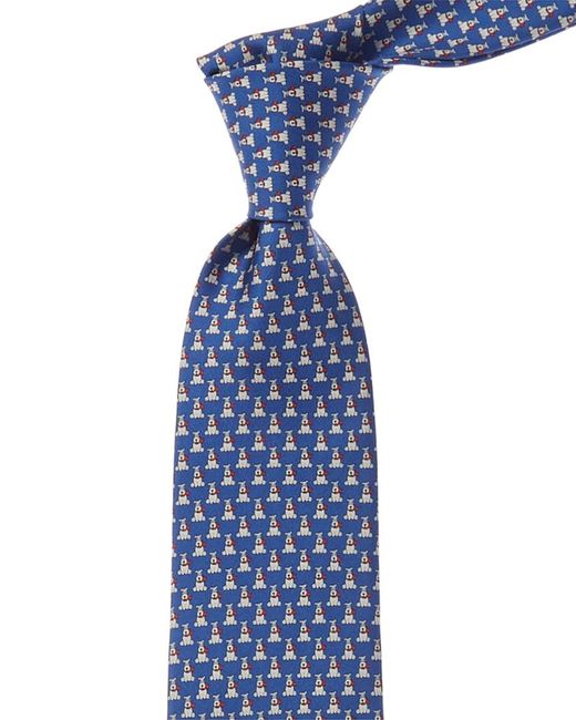 ferragamo silk tie