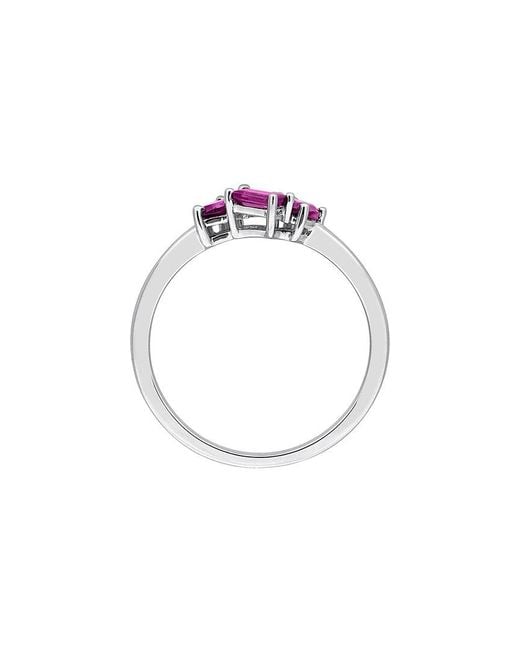 Rina Limor Pink 0.67 Ct. Tw. Rhodolite Cluster Ring
