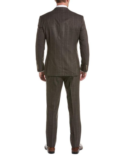 English Laundry Black 2pc Wool-blend Suit for men