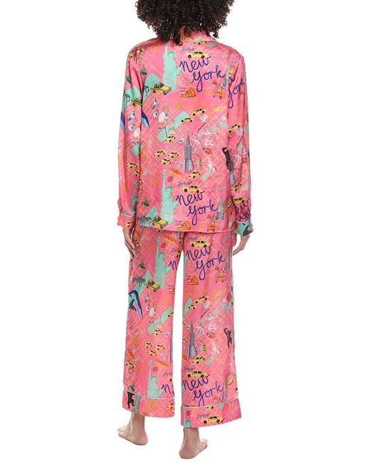 Karen Mabon Red 2Pc Pajama Set