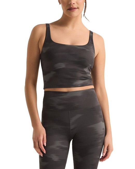 Z Supply Black Eclipse Camo Cropped Tank