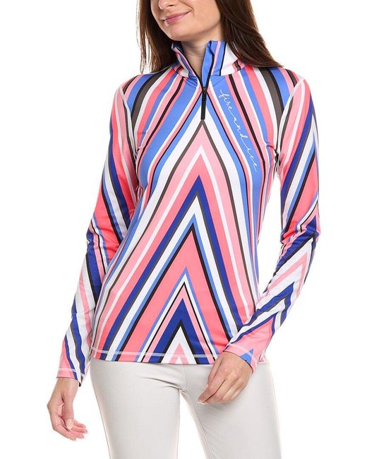Bogner White Ilvy3 1/4-zip Pullover