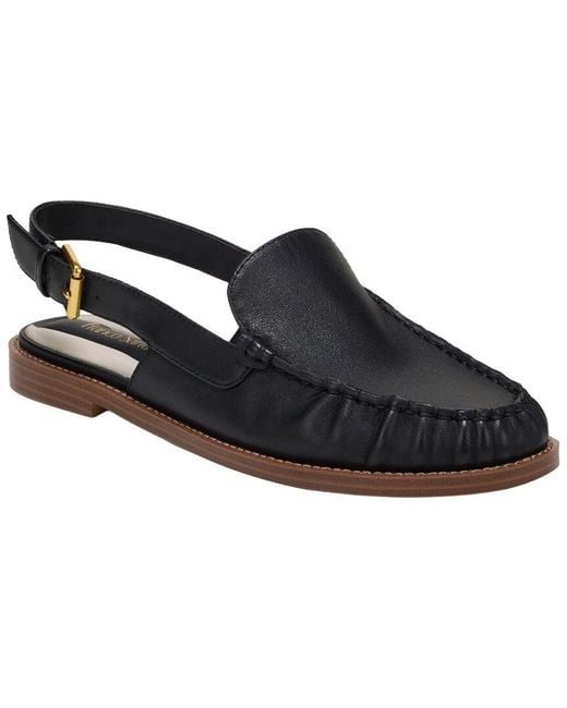 Franco Sarto Black L-Sully Leather Slingback