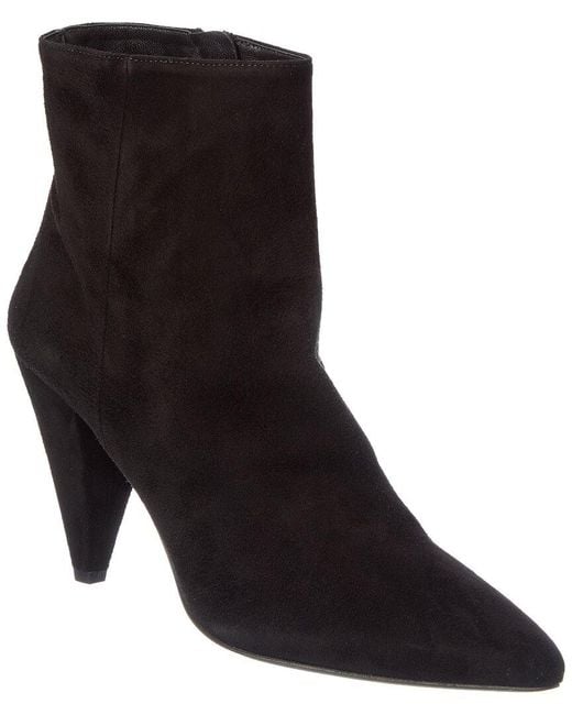 Prada Black 90 Suede Bootie