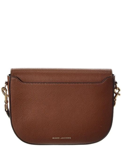 Marc Jacobs Leather Saddle Bag in Brown | Lyst