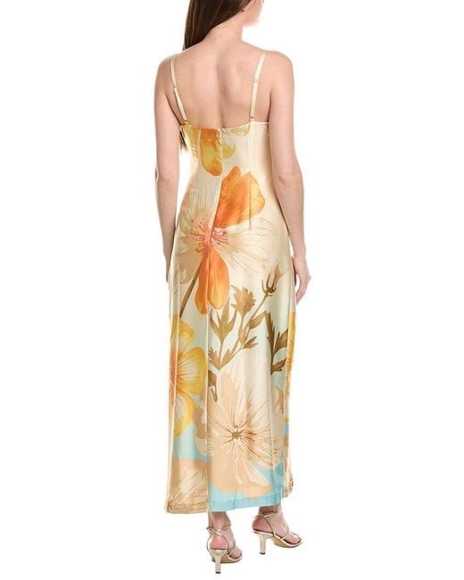 Taylor Metallic Sleeveless Maxi Dress