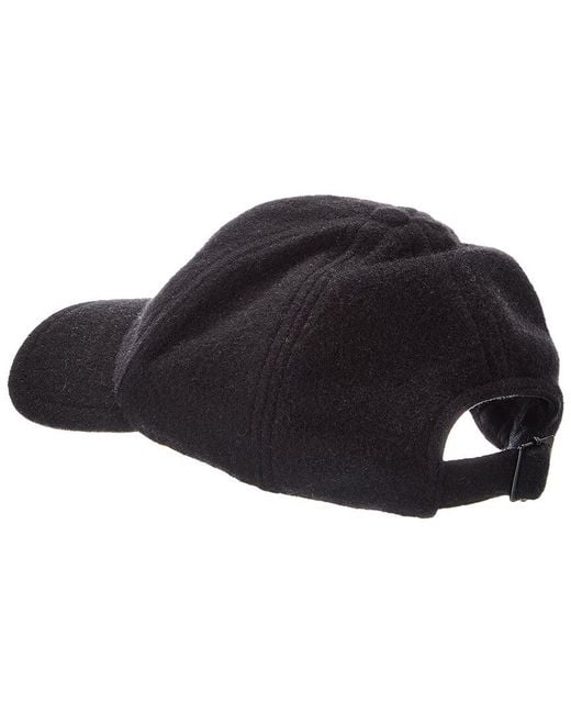 Saint Laurent Black Vintage Cashmere Cap