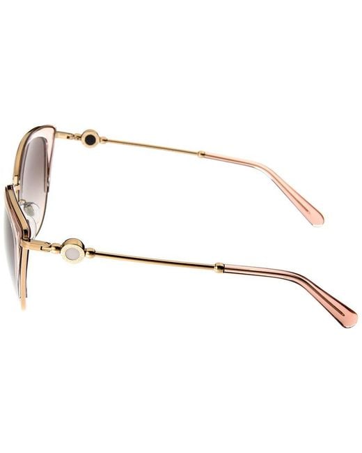 BVLGARI White Bv6133 55mm Sunglasses