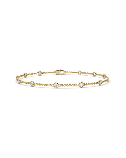 Lab Grown Diamonds White 14K 4.00 Ct. Tw. Lab-Grown Diamond Bracelet
