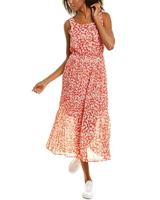 joules red dress