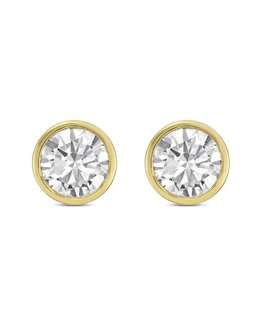 Diana M Metallic Diana M. 14K 1.50 Ct. Tw. Lab-Grown Diamond Stud Earrings