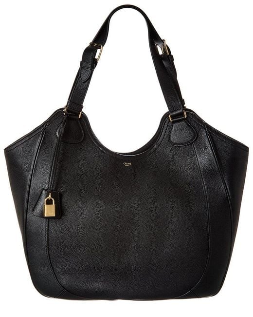 Céline Black Meo Leather Tote