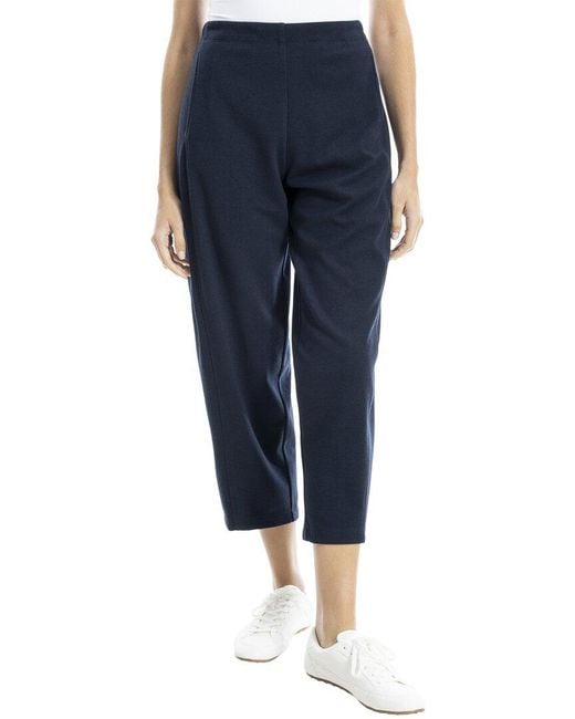 Max Studio Blue Barrel Leg Pant