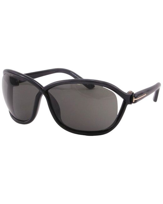 Tom Ford Gray Fernanda 68mm Sunglasses