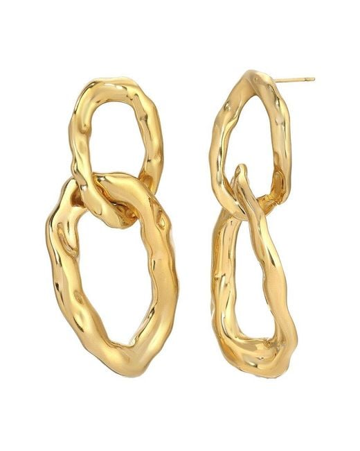 Eye Candy LA Metallic Drop Earring
