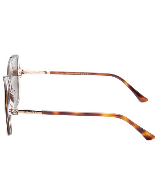 Jimmy Choo Brown Judys 57mm Sunglasses