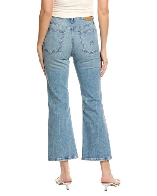 Jonathan Simkhai Blue Cropped Zoe Pant