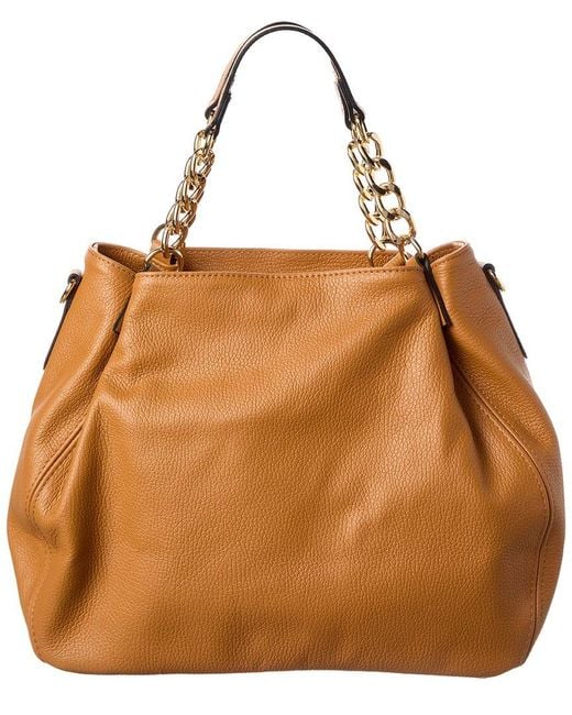 Italian Leather Brown Shoulder Bag
