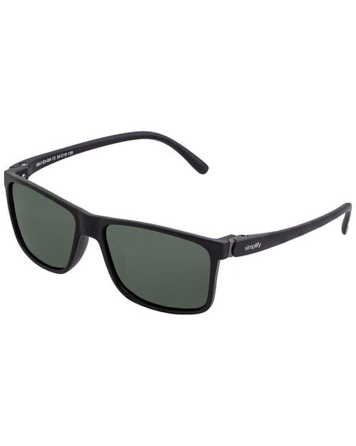 Simplify Black Norma 54Mm Polarized Sunglasses for men