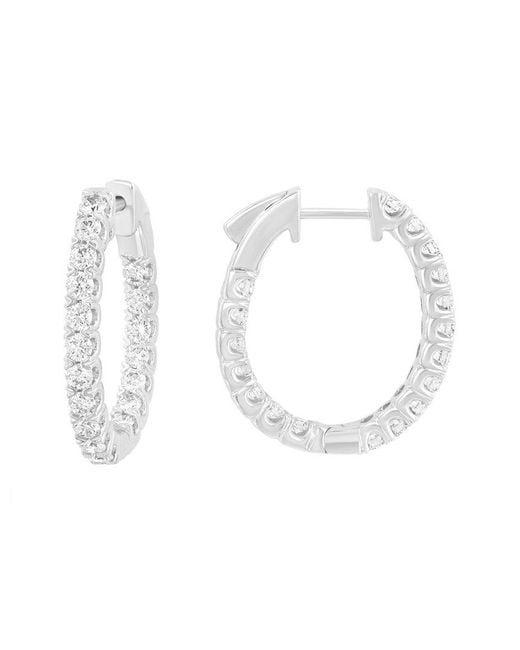 Effy Fine Jewelry White 14K 1.95 Ct. Tw. Lab-Grown Diamond Earrings