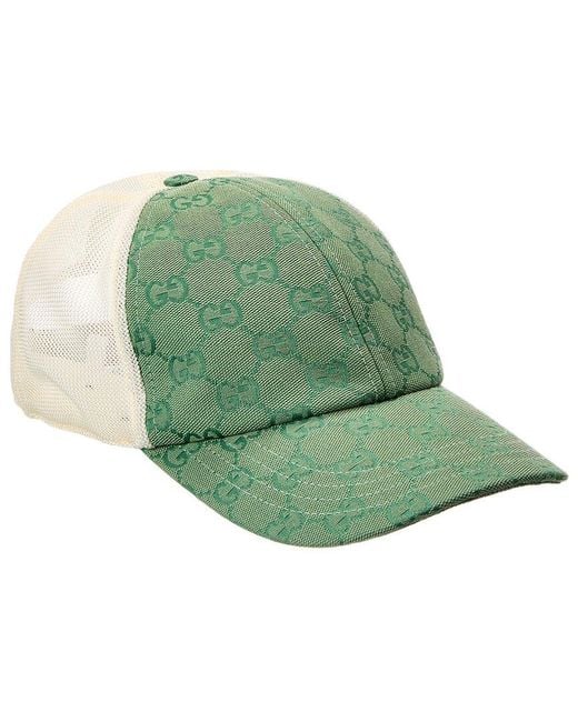 Gucci Green Original Gg Canvas Baseball Cap for men