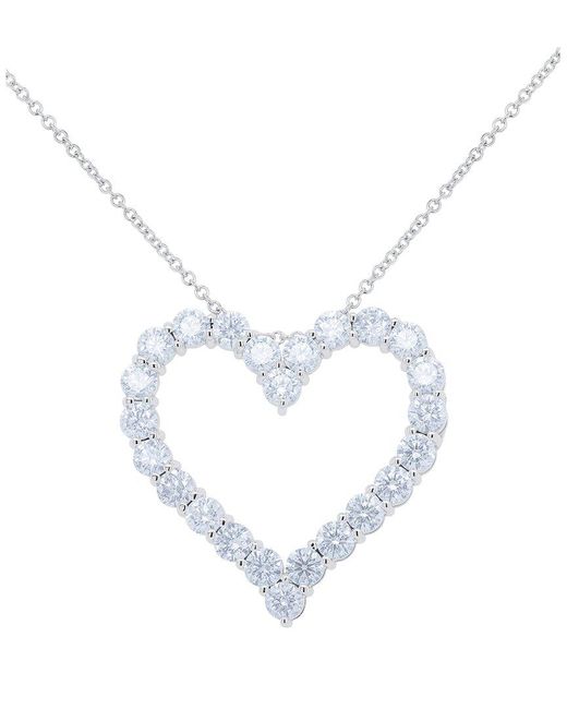 Diana M White Fine Jewelry 18k 6.00 Ct. Tw. Diamond Necklace