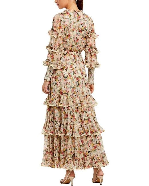 Mac Duggal Natural Ankle Dress