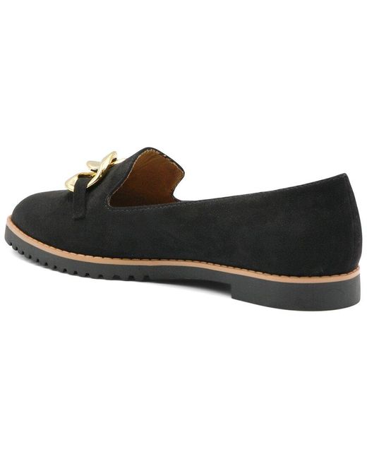 Adrienne Vittadini Black Lari Loafer