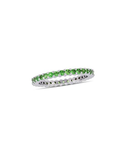 Diamond Select Cuts Green 14K 1.70 Ct. Tw. Tsavorite Eternity Ring