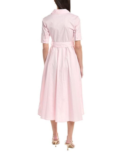 To My Lovers Pink Maxi Shirt Dress