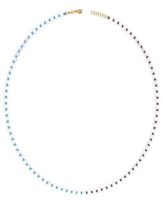 Bea Bongiasca Metallic Flower Funk 9K & 201.60 Ct. Tw. Rock Crystal Beaded Necklace